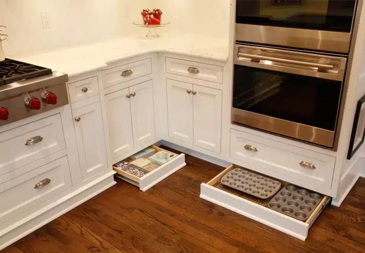 Toe Kick Step Ideas That Hide Beneath Cabinet Bases